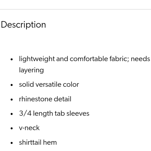 Maurices Rhinestones Embellished Pullover Blouse Top - Picture 13 of 14